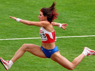 Татьяна Лебедева - Олимпийская чемпионка, прыжки тройным
