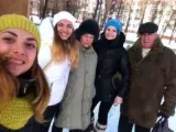 Команда легкоатлетіів, тренерів